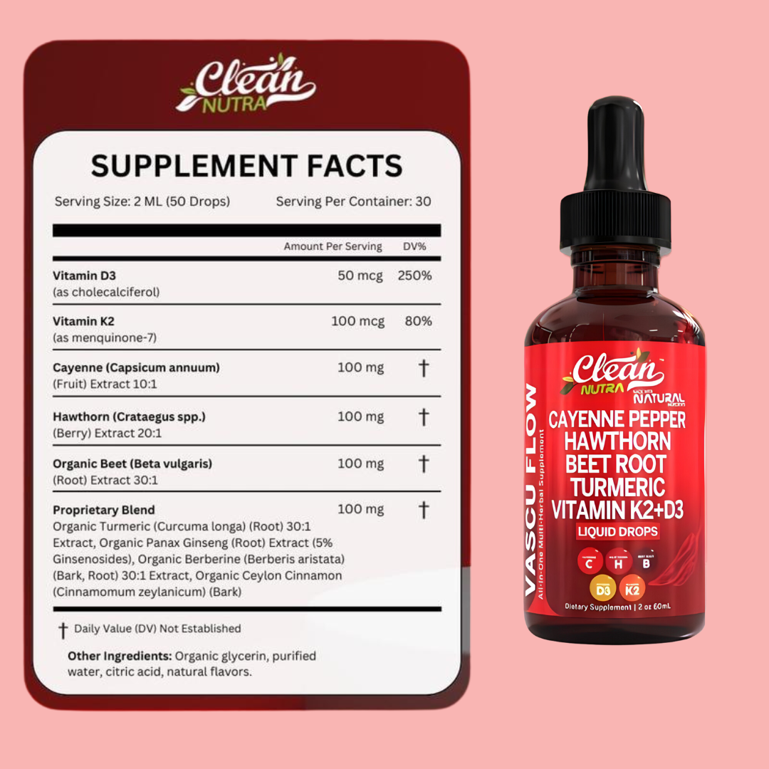 Cayenne Pepper Cardiovascular Booster Liquid Drops