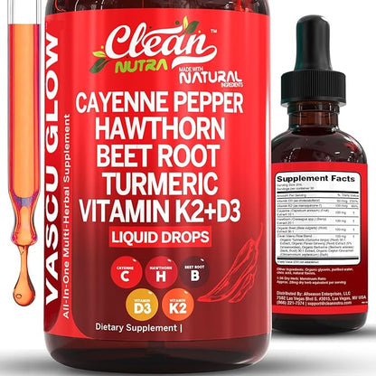 Cayenne Pepper Cardiovascular Booster Liquid Drops