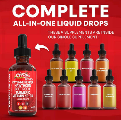 Cayenne Pepper Cardiovascular Booster Liquid Drops